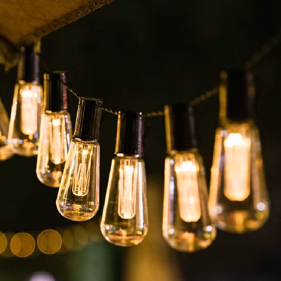 LED ソーラー エジソン電球レトロお祝いストリング ライト屋外ロング防水